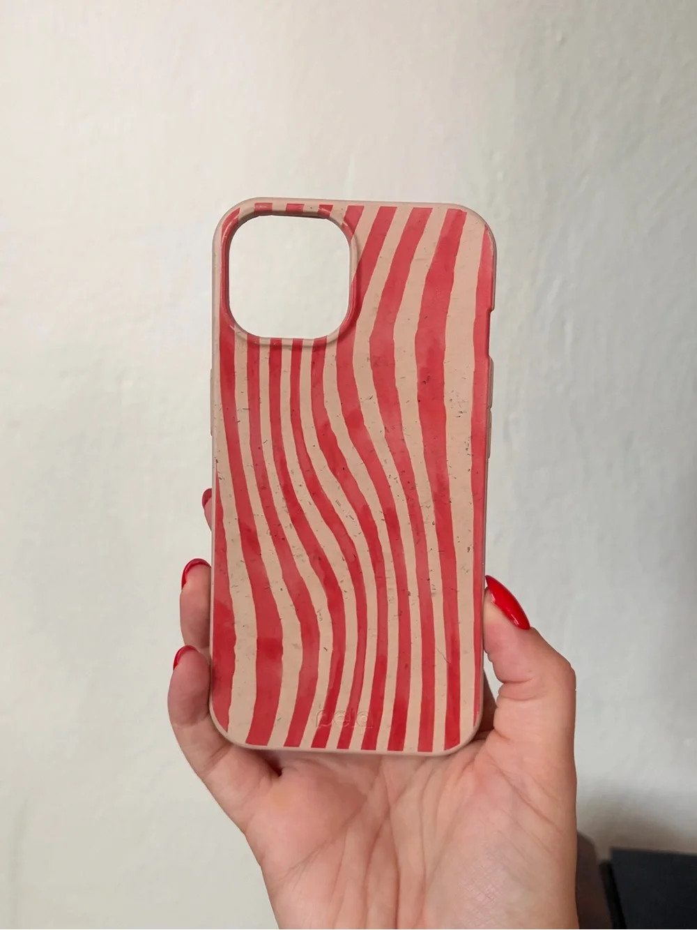 Pela iPhone 13 Seashell Big Top Stripes Case